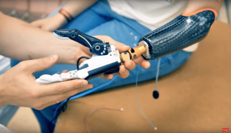 Artificial Sensory Nerves May One Day Provide Prosthetic Limbs with Sense of Touch