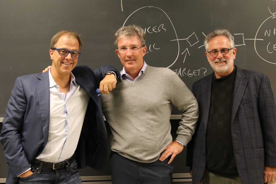 (L-R) Dragonfly Therapeutics co-founders Bill Haney