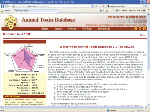 Animal Toxin Database | Best of The Web
