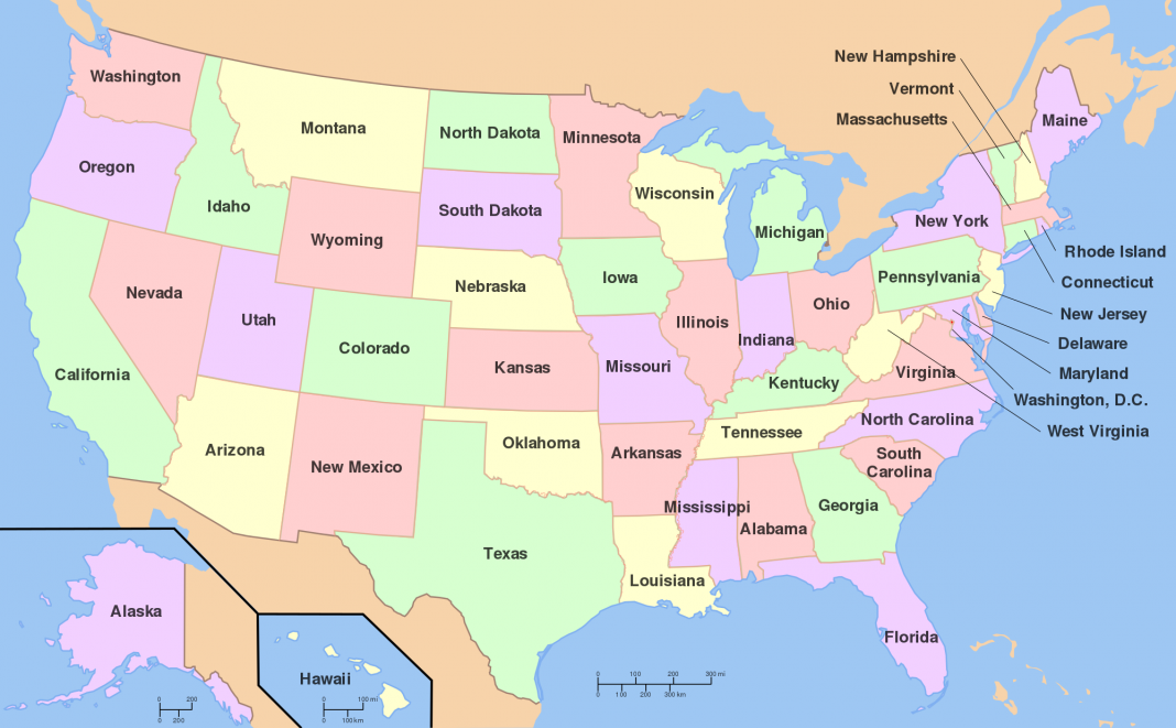 Map of US