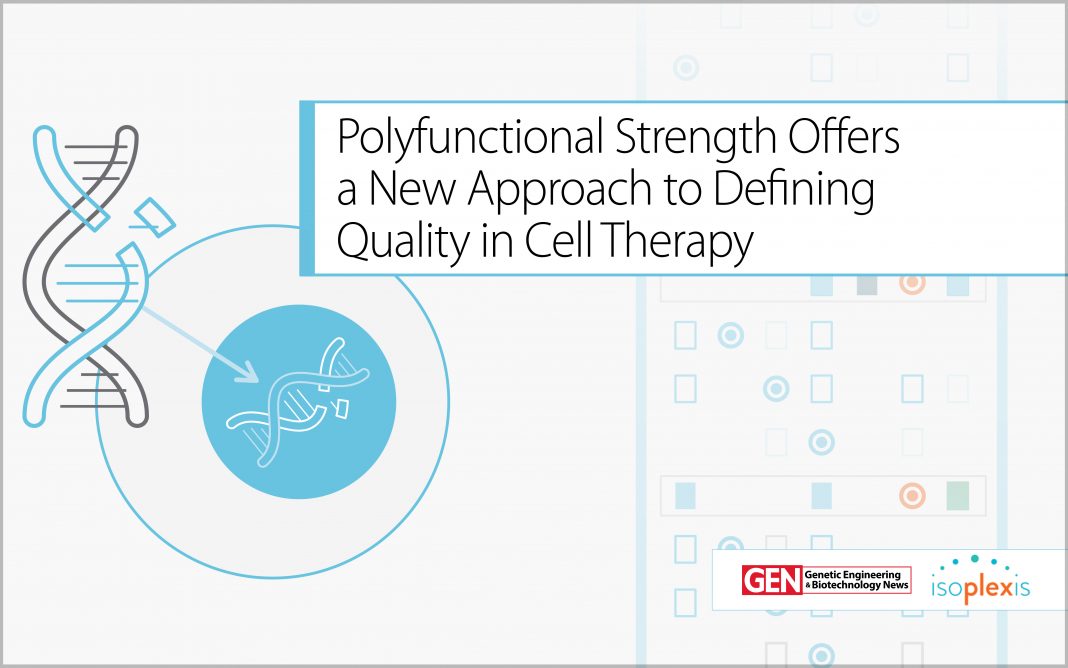 Polyfunctional Strength Offers a New Approach to Defining Quality in Cell Therapy