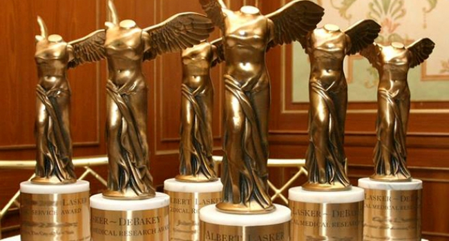 2019 Lasker Foundation award trophies