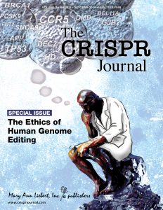 October 2019 CRISPR Journal cover