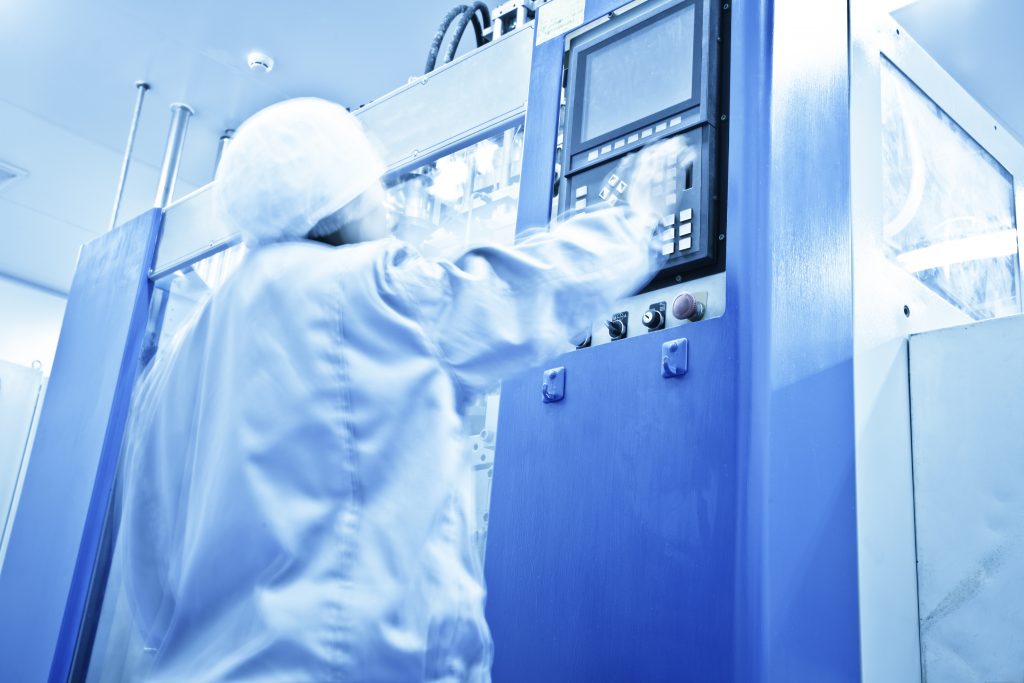 clean room in pharmaceutical factory