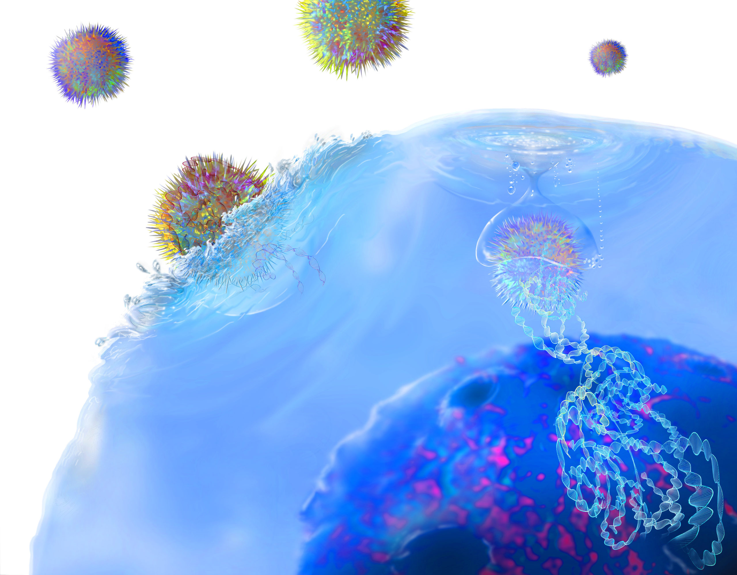 CAR T cell immunotherapy, illustration