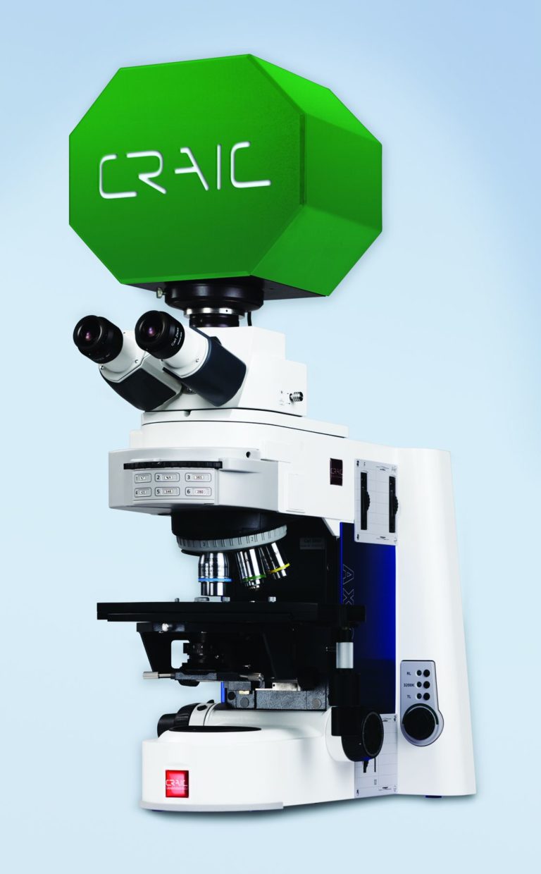 UV-Visible-NIR Polarization Spectroscopy of Microscopic Samples