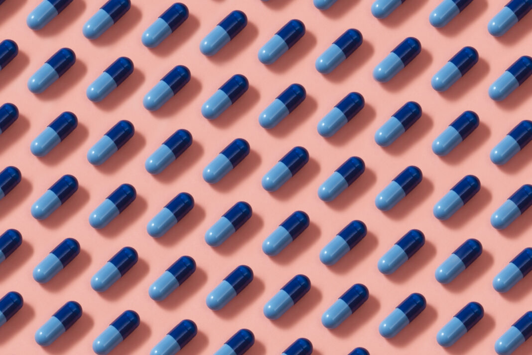 Antibiotic Pills Background