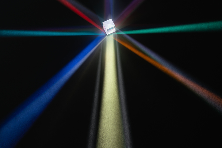 Prism Multi Colored Light Refraction