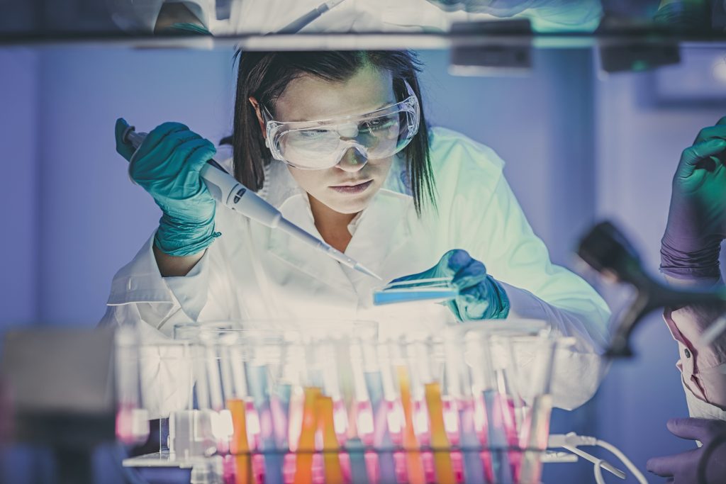 Scientist  In Laboratory