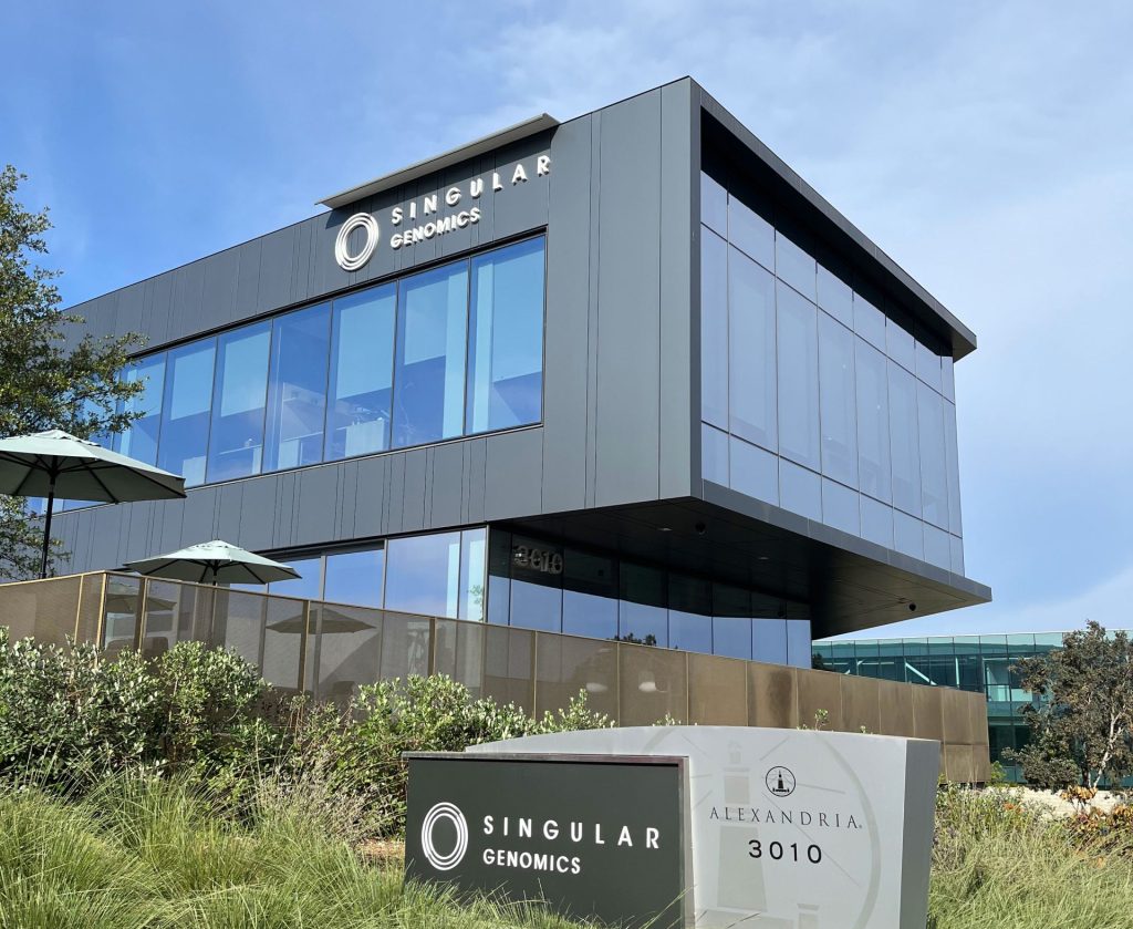 Singular Genomics building San Diego