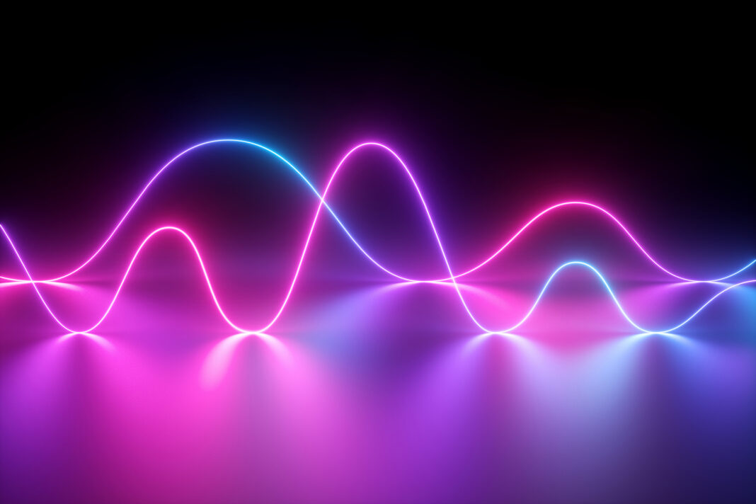 neon light waves