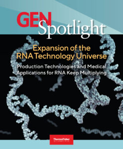 "Expansion of the RNA Technology Universe" Aug 2023 Spotlight Cover