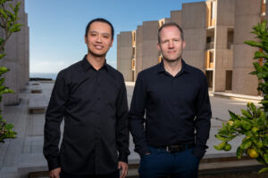 From left: Min Cao and Wolfgang Busch. [Salk Institute]