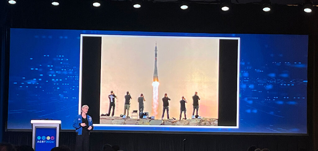 NASA astronaut Kathleen “Kate” Rubins, PhD's AGBT 2024 presentation