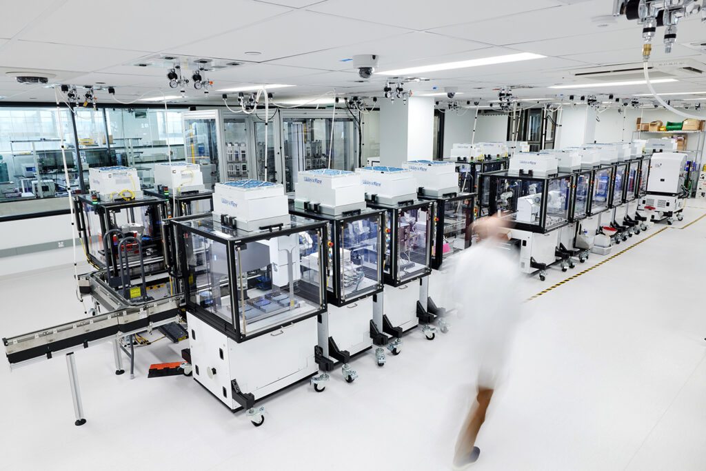 Ginkgo Bioworks high-speed manufacturing facility
