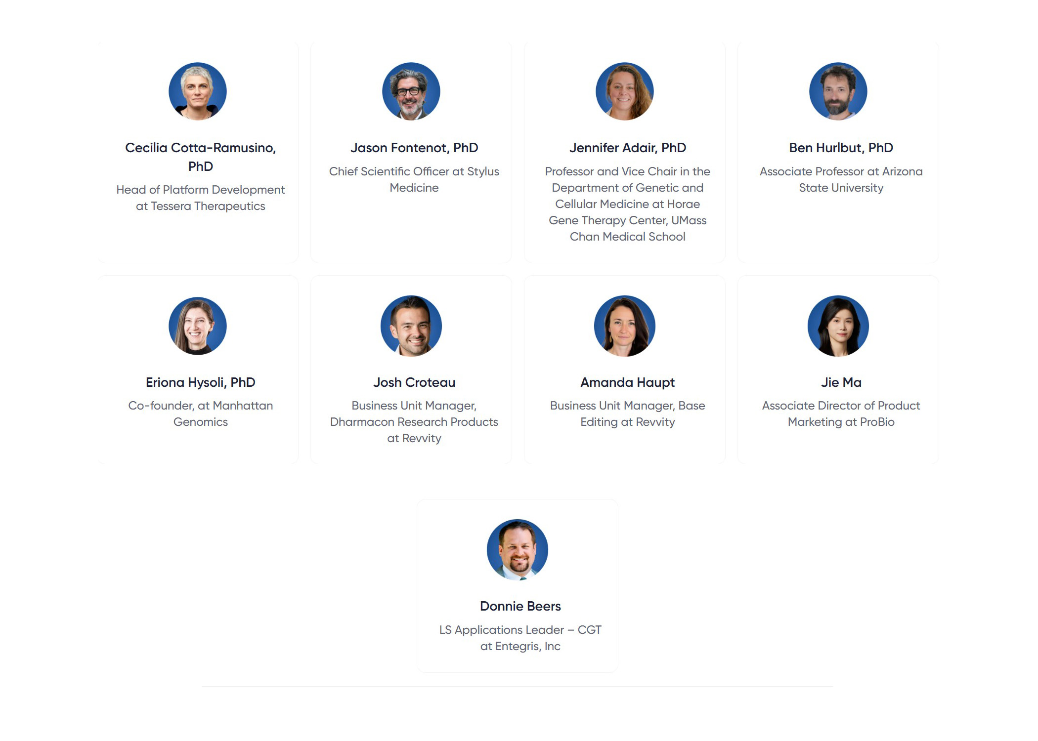 The State of Cell and Gene Therapy 2026 guests