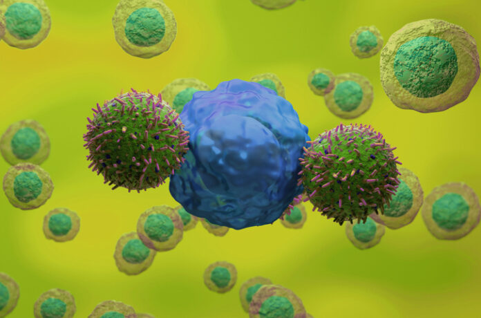 CAR-T cell therapy, illustration