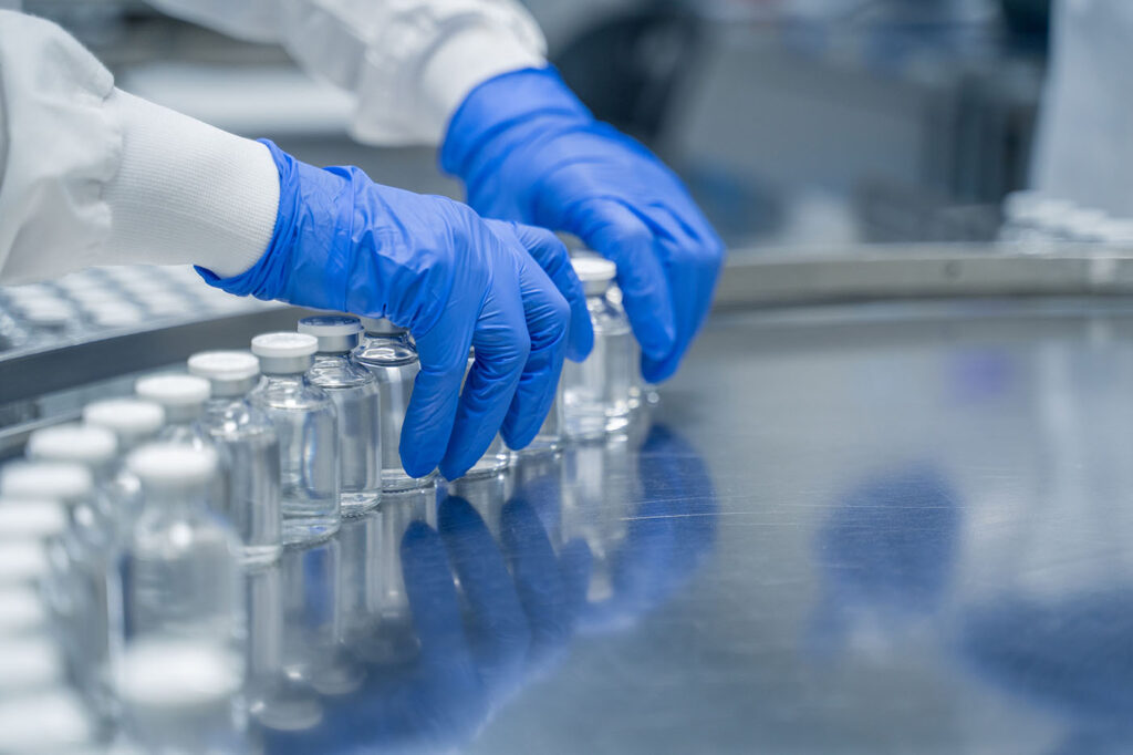 sterile bottles