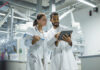 An Agile, Intelligent and Sustainable Future: Biopharma Trends to Watch Scientists working in the laboratory