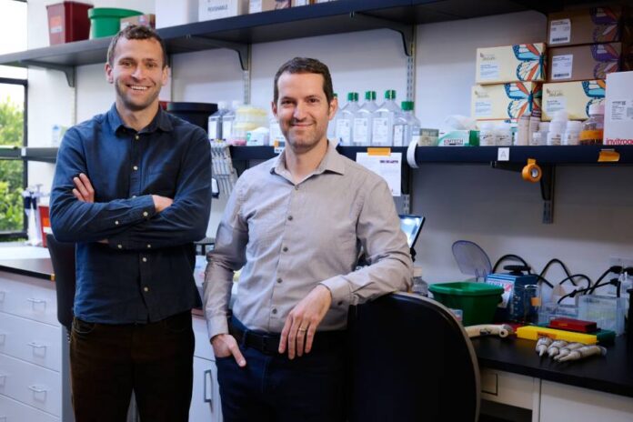 An image showing ParcelBio's co-founders Chris Carlson, PhD, and David Weinberg, PhD [ParcelBio]