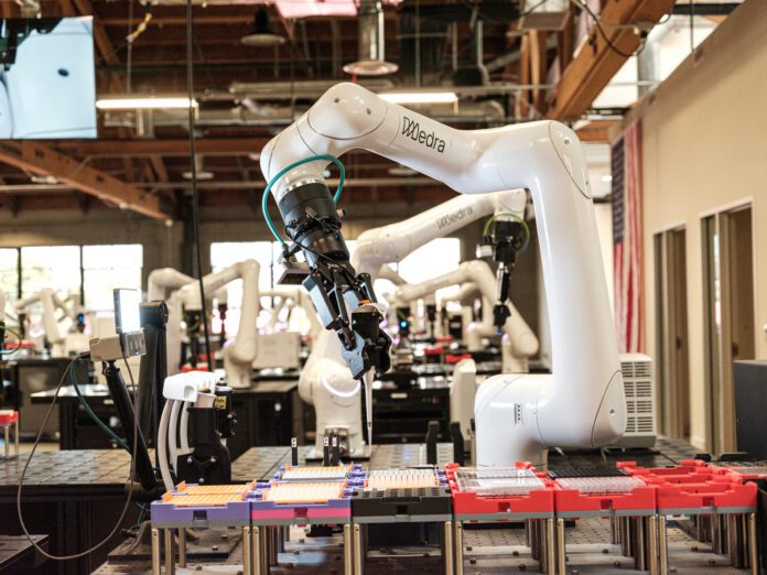 Medra's physical AI platform conducting experiments [Medra]