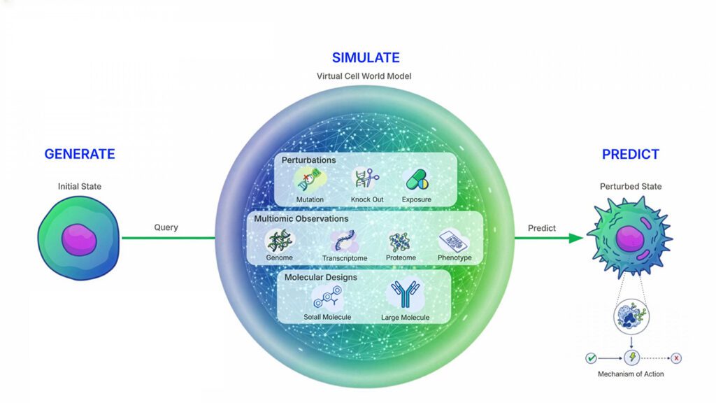 GenBio Virtual Cell diagram