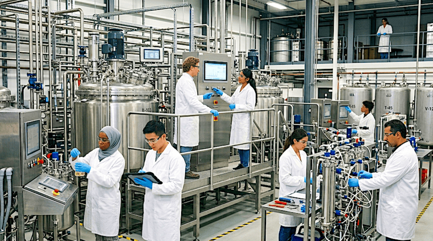 Building a Bioprocessing Workforce Through Partnerships