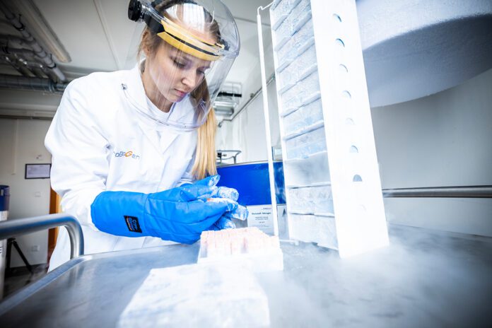 ProBioGen’s cryostorage facility for its AGE1.CR.plX cell line. [ProBioGen]