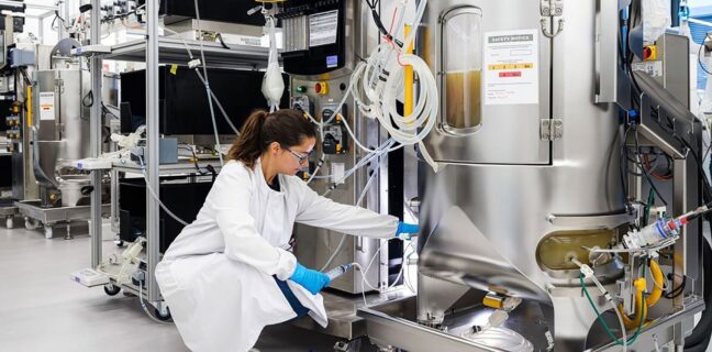 Lonza Group technician