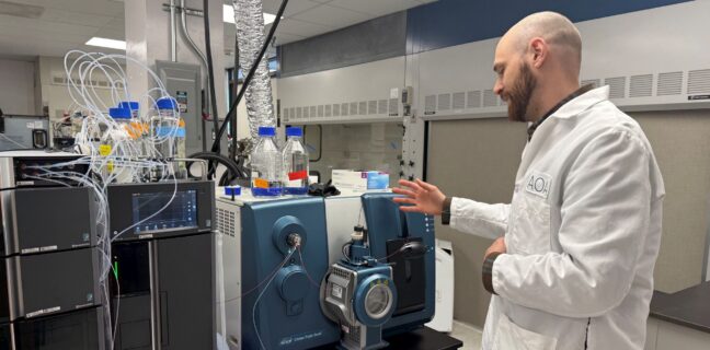 Mass spectrometry allows for the identification and quantification of a wide range of molecules from small metabolites to larger proteins. [AOA Dx]