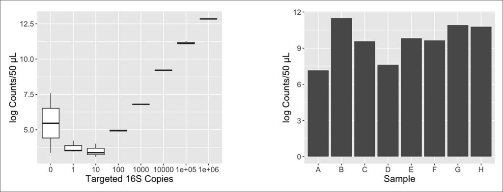Figure 2. Results from 16s quantification